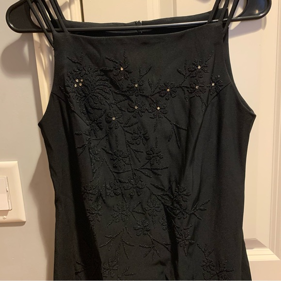 CDC Petites black sequin dress sz 4 and 8 - Picture 3 of 9